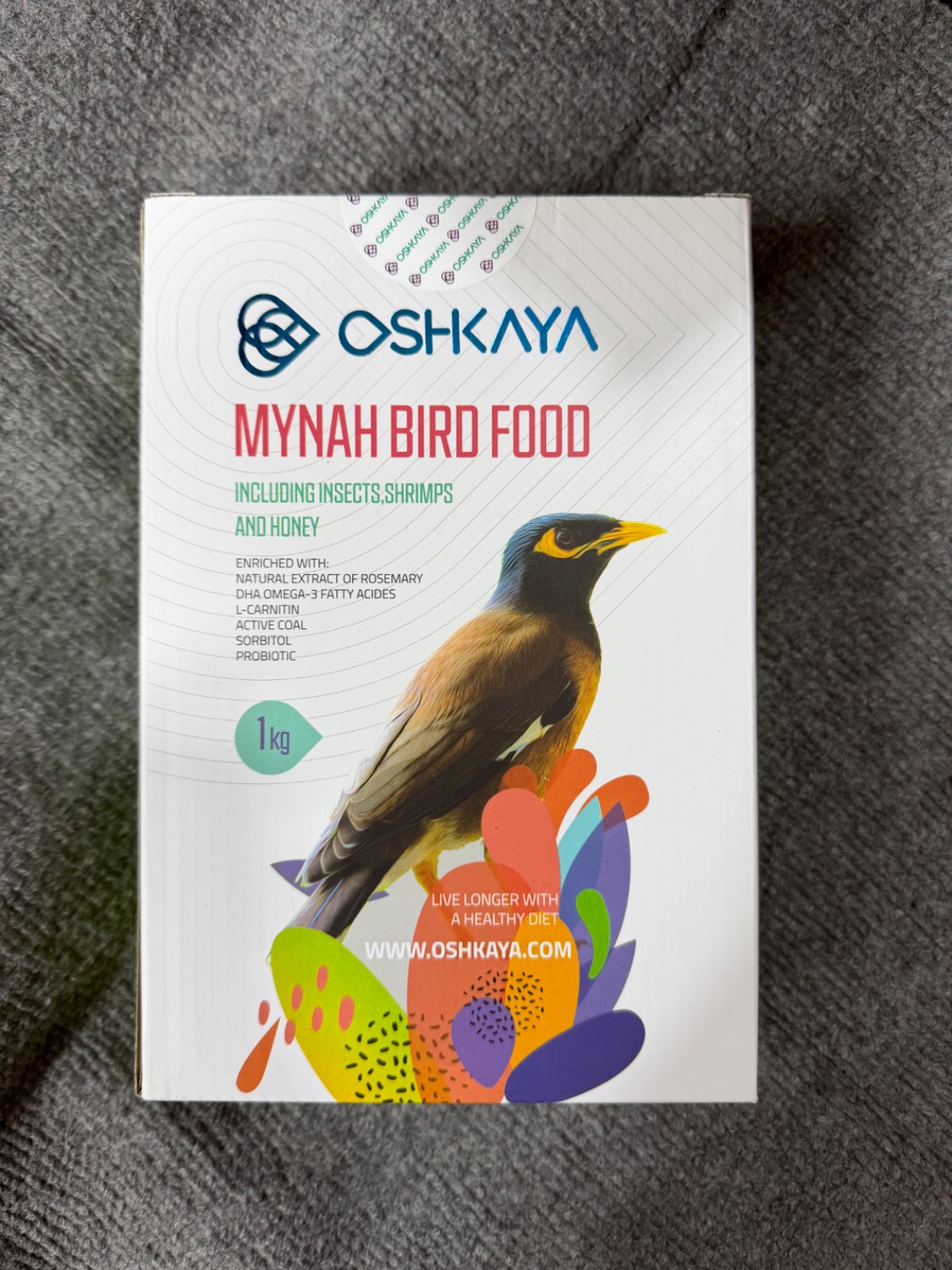 خوراک ویژه مرغ مینا oshkaya